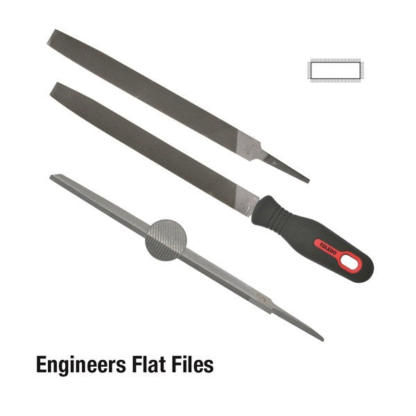 TOLEDO FILE FLAT 150MM 2ND CUT CD