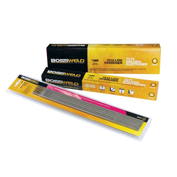 Bossweld Electrode Twin Coat Low Hydrogen Tc16 - 2.6mm X 2Kg