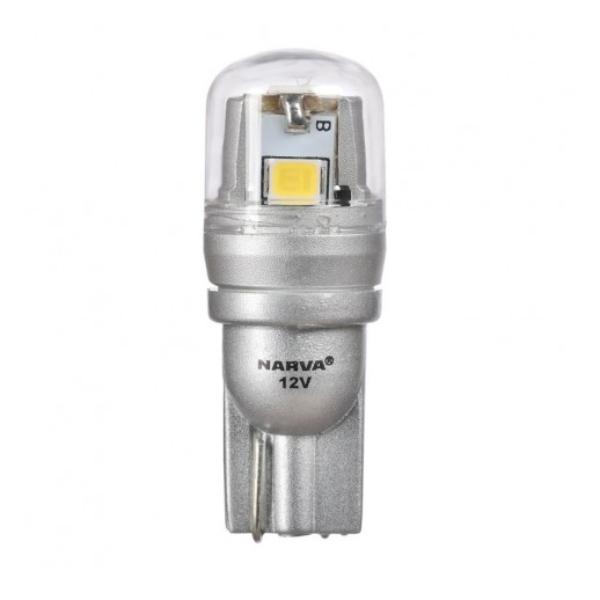 NARVA 12V T10 LED WEDGE GLOBE 2 PACK