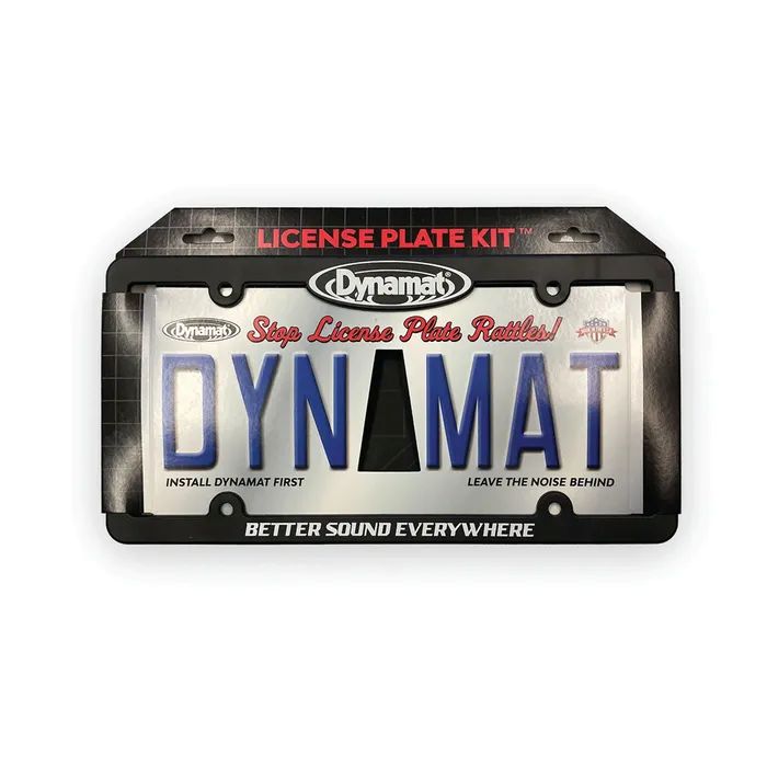 DYNAMAT LICENSE PLATE KIT