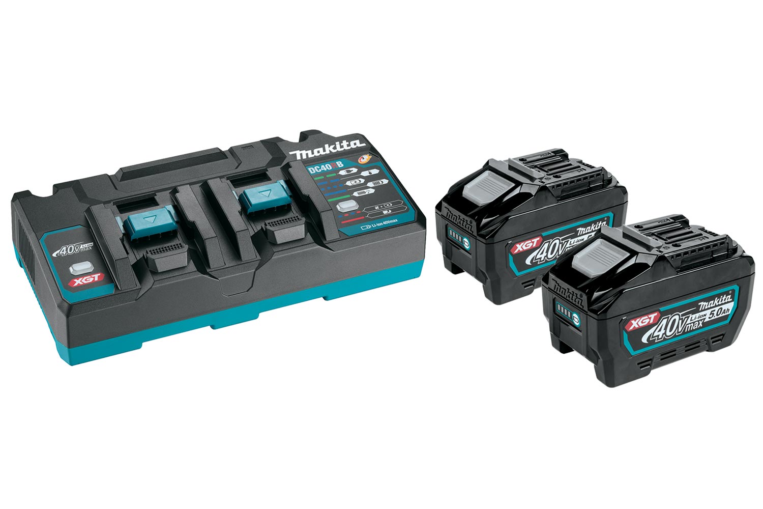 Makita 40Vmax XGT Battery and Charger Starter Pack - 5.0Ah