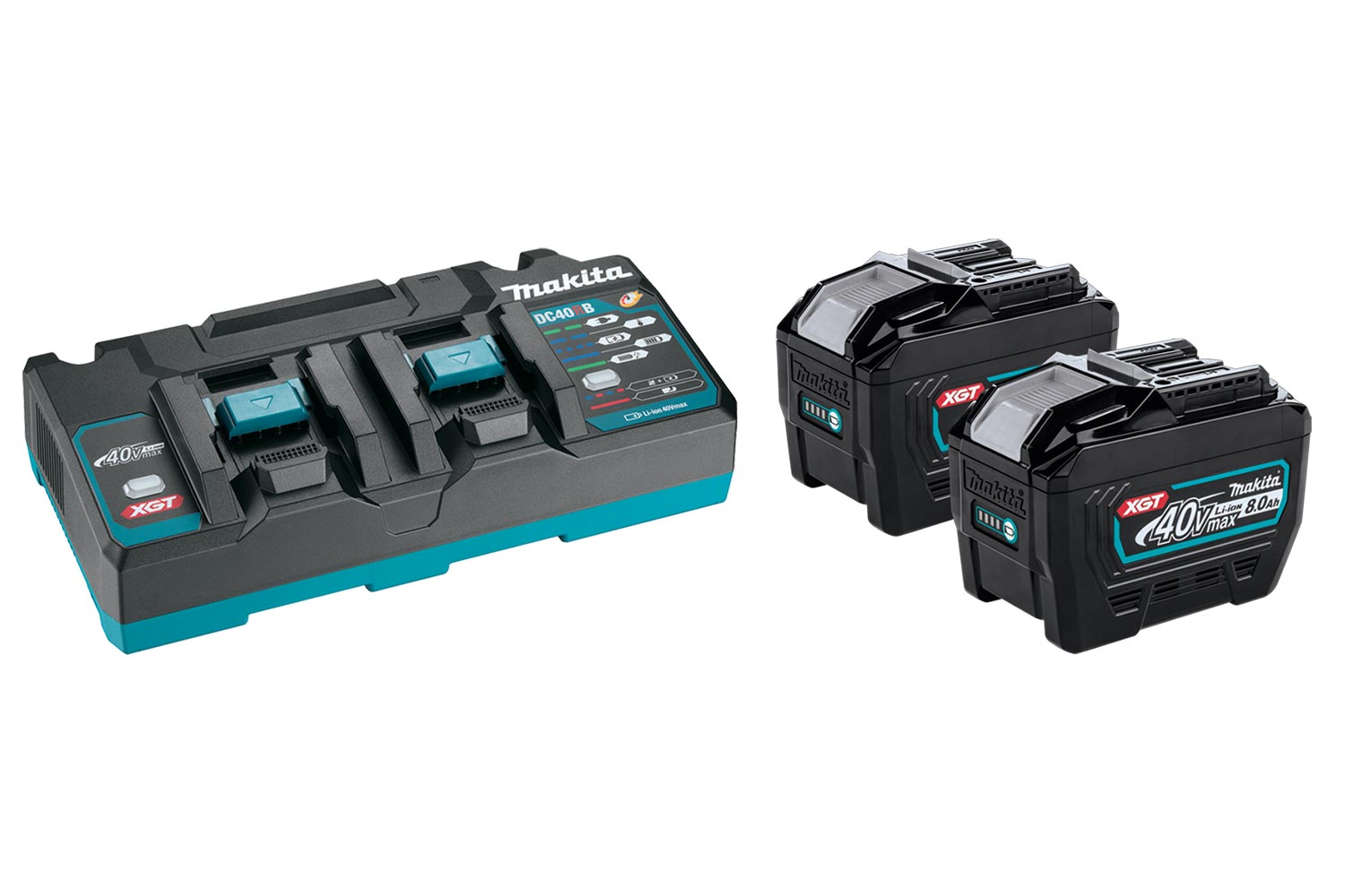 Makita 40Vmax XGT Battery and Charger Starter Pack - 8.0Ah