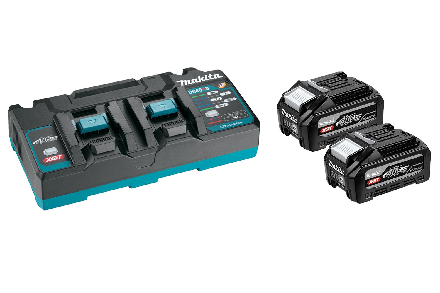 MAKITA XGT BL4040F x2 + DC40RB