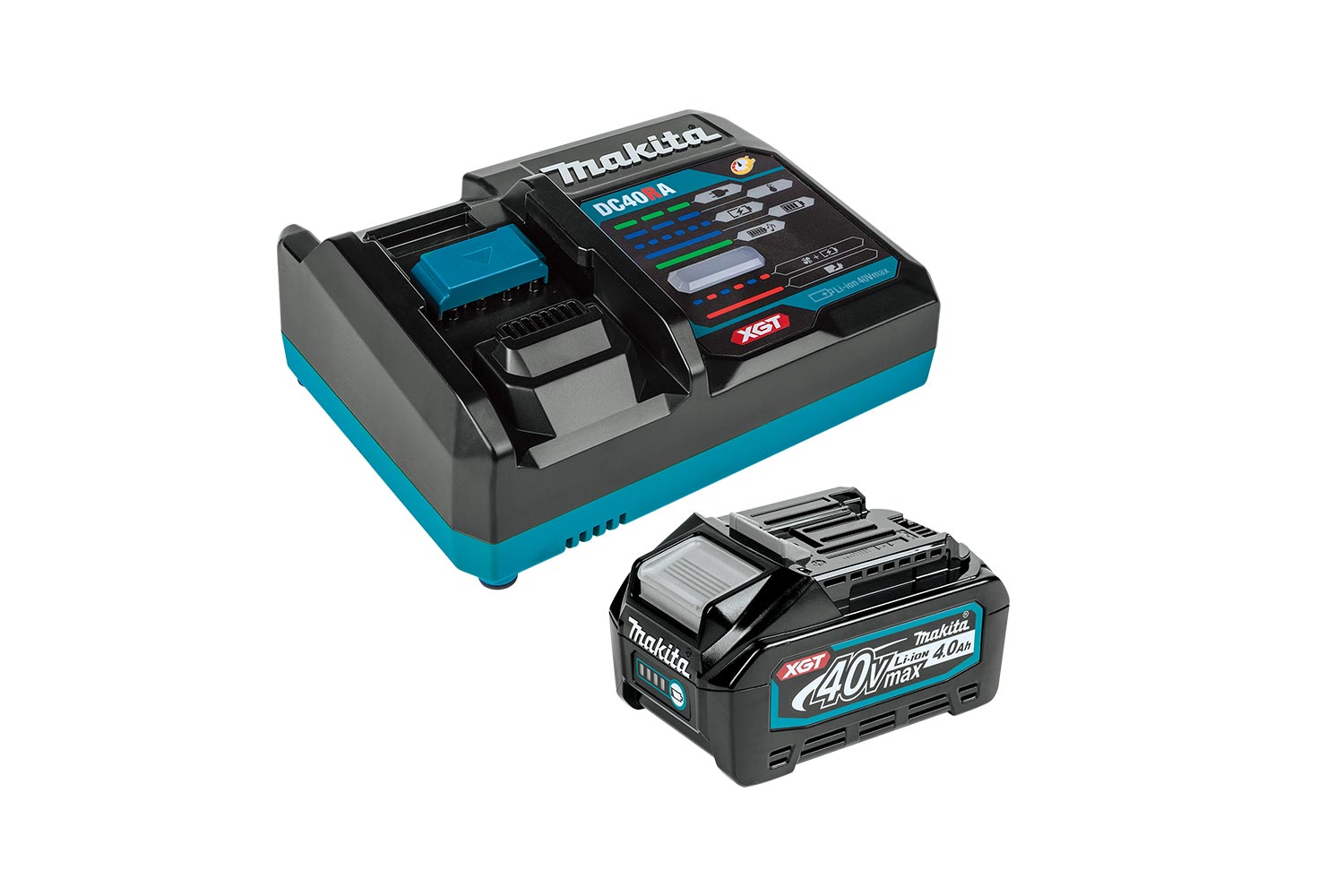 Makita 40Vmax XGT Battery and Charger Starter Pack 4.0Ah