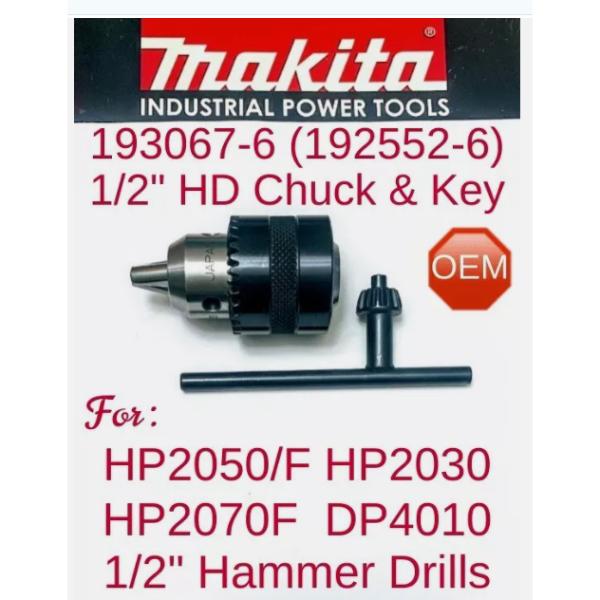 Makita DRILL CHUCK & KEY SET HP2050