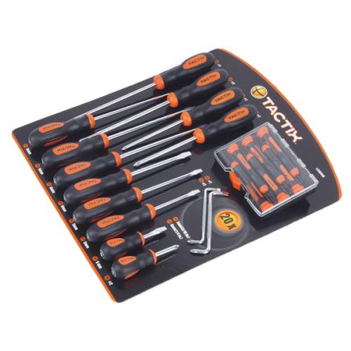 Tactix 20Pc Screwdriver Set