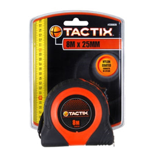 Tactix Tape Measure 8M X 25mm