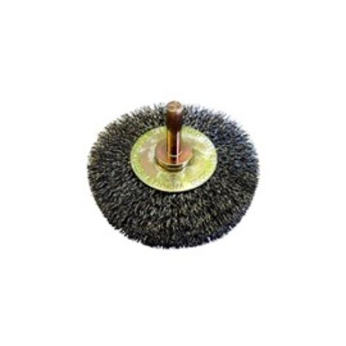 Josco Brush Wheel Cr Hs 80X15 6mm Spindle 0.25mm