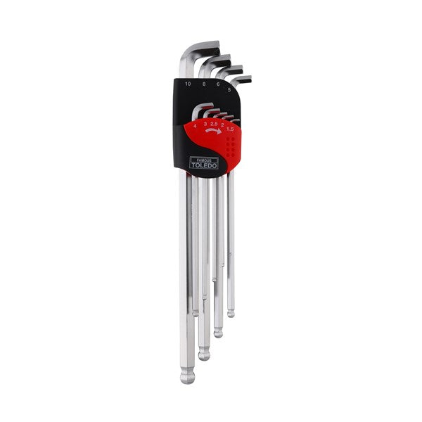 TOLEDO HEX KEY BALL POINT STUBBY METRIC
