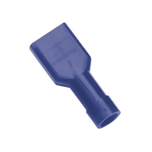 Champion Blue Female Insulated Push-On Spade Terminal -100Pk