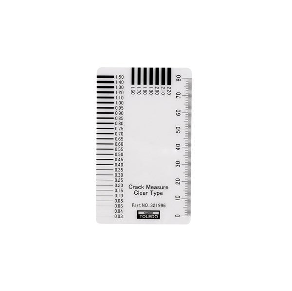 TOLEDO CRACK MEASURE GAUGE CLEAR