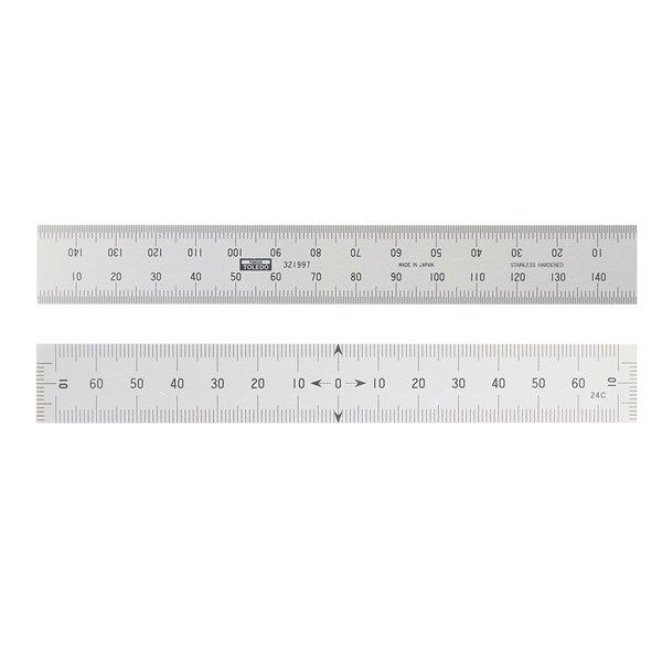 TOLEDO FLUSH END RULE S/STEEL 150MM