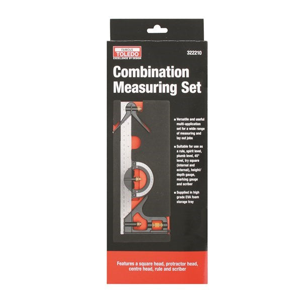 Toledo Combination Square Set 300mm