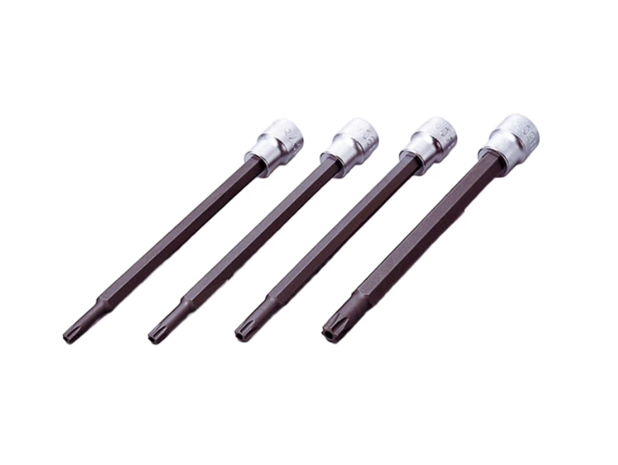 Koken 3247 Tamper Proof Torx Bit Socket Set 4pc 3/8IN Dr TH27-TH50
