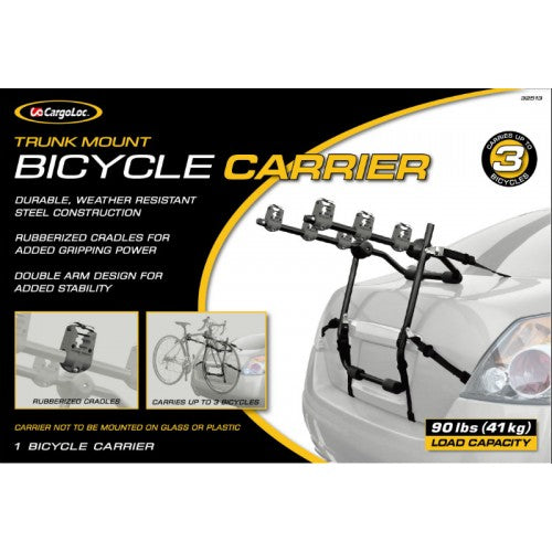 Bicycle Carrier - Trunk Mount Type 3-Bikes 32513