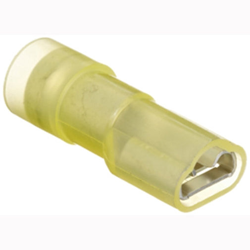 Champion Yellow Female Insulated Push - On Spade Terminal -