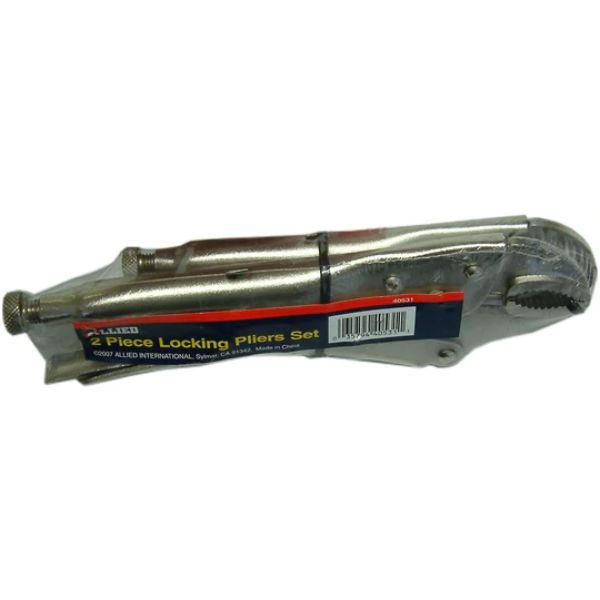 Allied Locking Plier Set 2-pce #40531