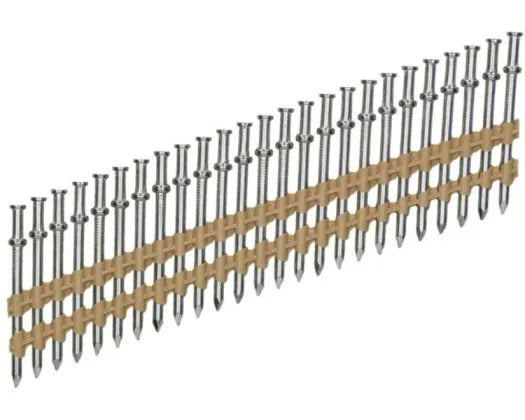 NAILS DUPLEX 3.3X70/58MM 21 deg SMOOTH BRIGHT PLASTIC COLLATED 2000 PCS NR3675DD