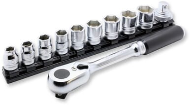 Koken 4285ZE 1/2 in Dr 10 - 24mm 6 Point Z Series Socket Set 11pce