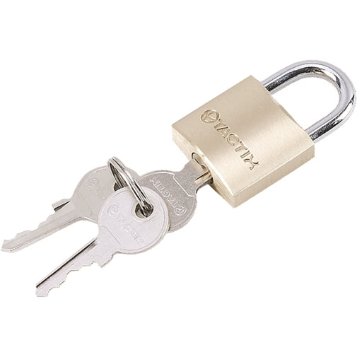 Tactix Padlock 30mm 1-3/16In Brass