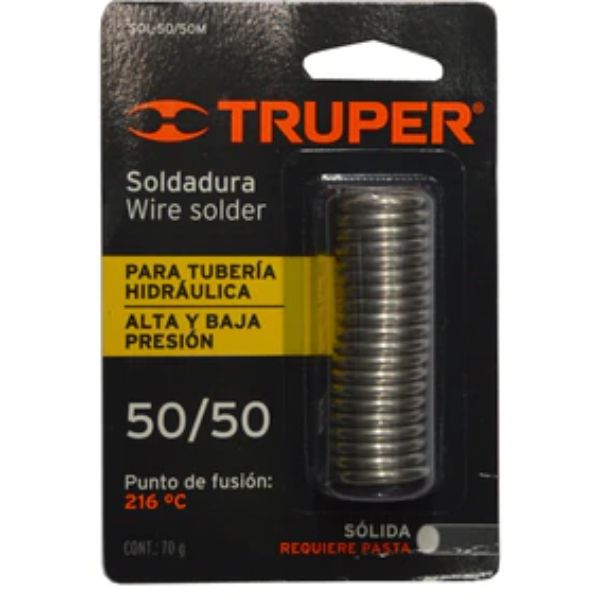 Truper Solder - Non Resin 50/50 70gm