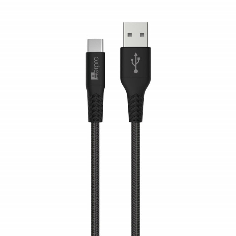 AERPRO PREMIUM USB-C TO USB-A CABLE 1.5M BLACK