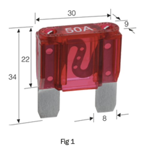 Narva Fuse Maxi 50Amp Pk1