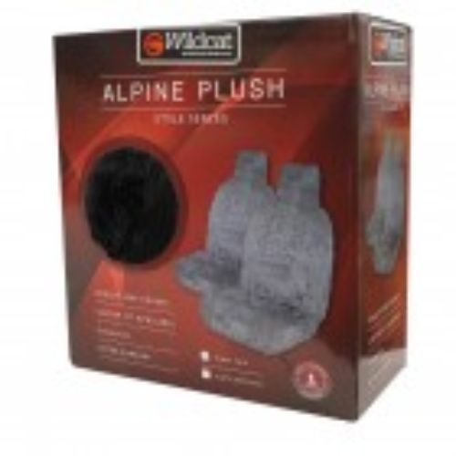 Alpine Plush Black High Back Front Cover