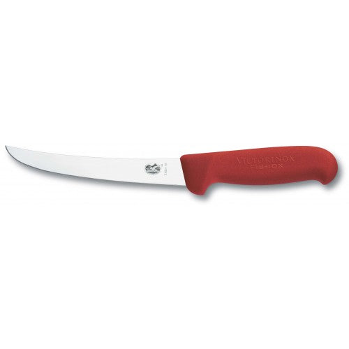 Victorinox Boning Knife 5.6501.15cm Curved Blade Red Handle