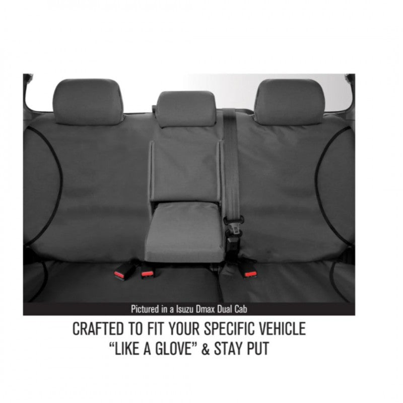 Tradies GREY CANVAS REAR BENCH SEAT COVER RANGER/BT50