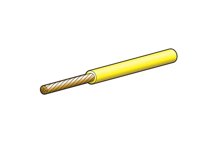 Narva Single Core 6mm 50A 100M Yellow