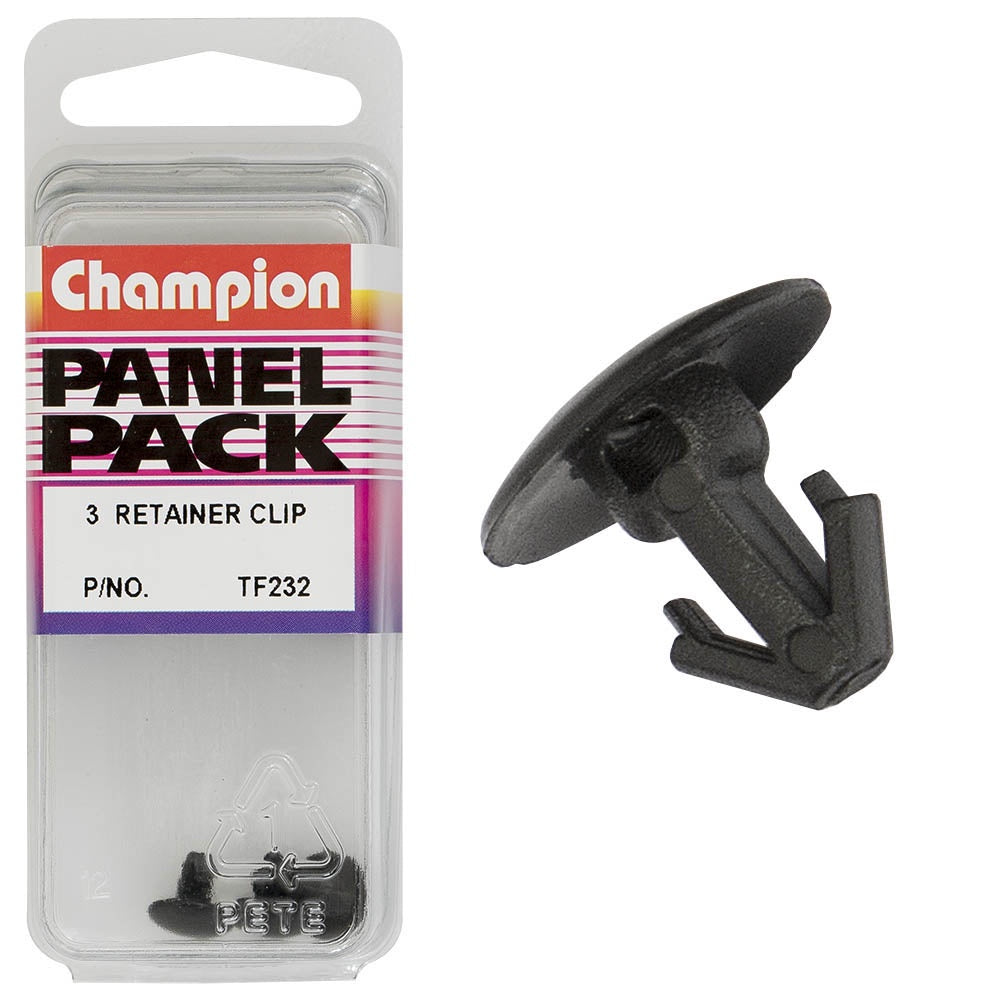 Champion Retainer Clip 7mm L 9mm HD 3pk