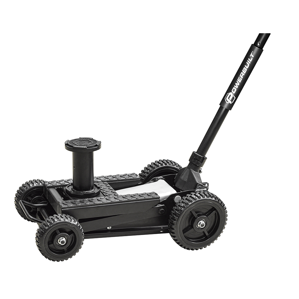 Powerbuilt Big Wheel Triple Lift Garage Jack 1.5 Ton / 1,360kg