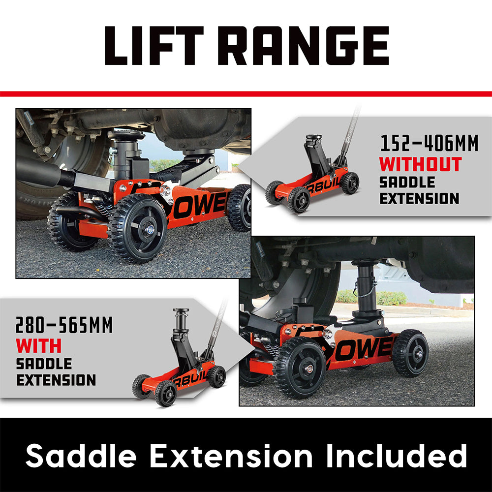 Powerbuilt 1.5T BIG WHEEL OFF ROAD JACK
