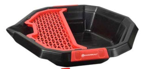 Powerbuilt 2-in-1 Drain Pan And Tool Caddy