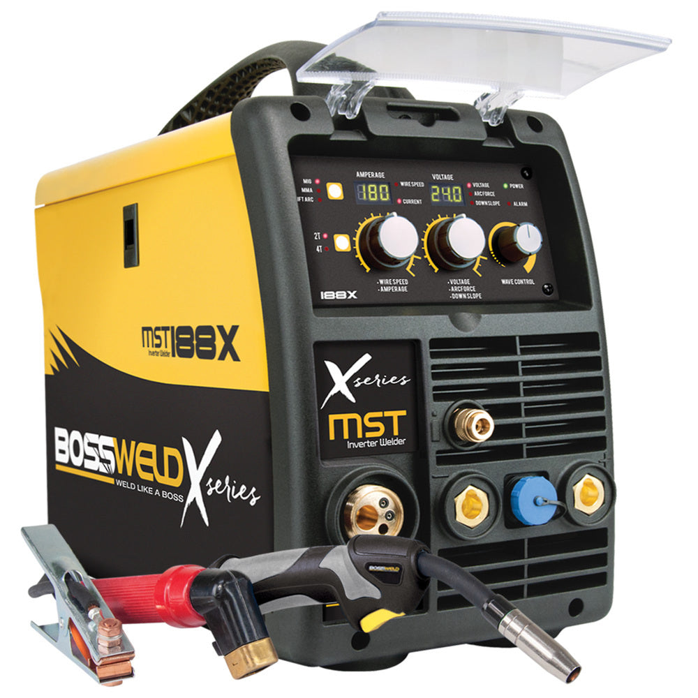 Bossweld Mst-188X Inverter Mig/Stick/Tig Welding Machine