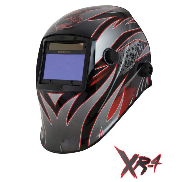 Bossweld Welding Helmet 9-13 Xr4 Red Grey