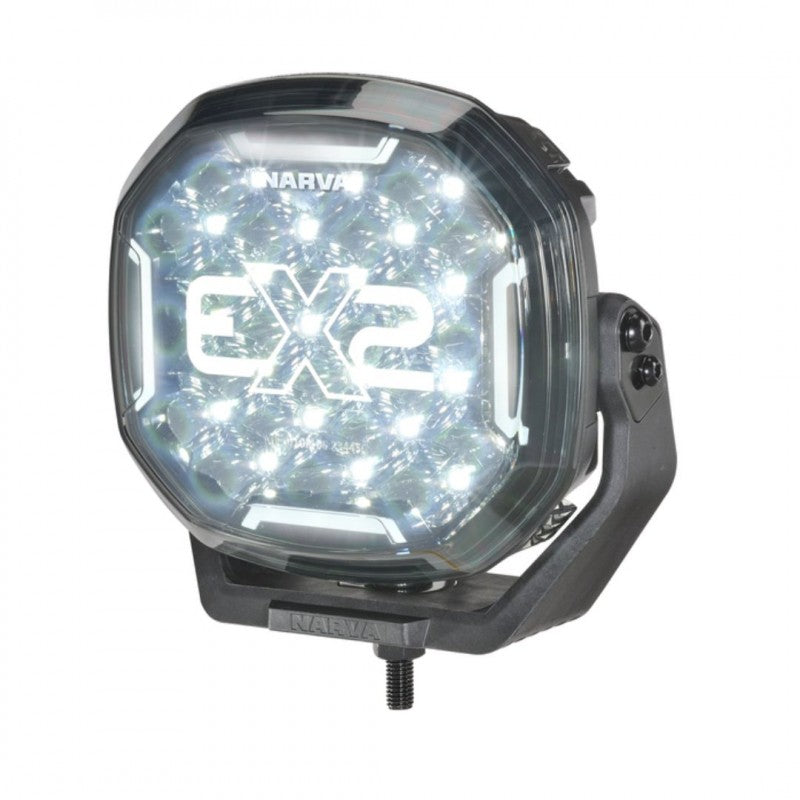 NARVA 7IN EX2B BLACKOUT EDITION (PAIR) AMBER/WHITE POS LIGHTS