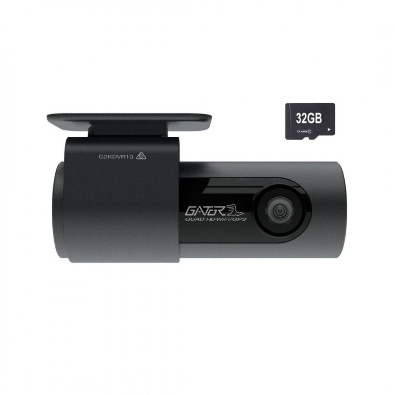 GATOR 2K QHD SMART WIFI DASH CAM 32GB