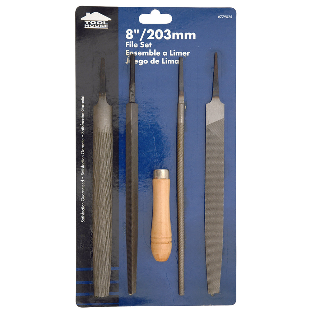 Tool House File Set 200mm 5Pc