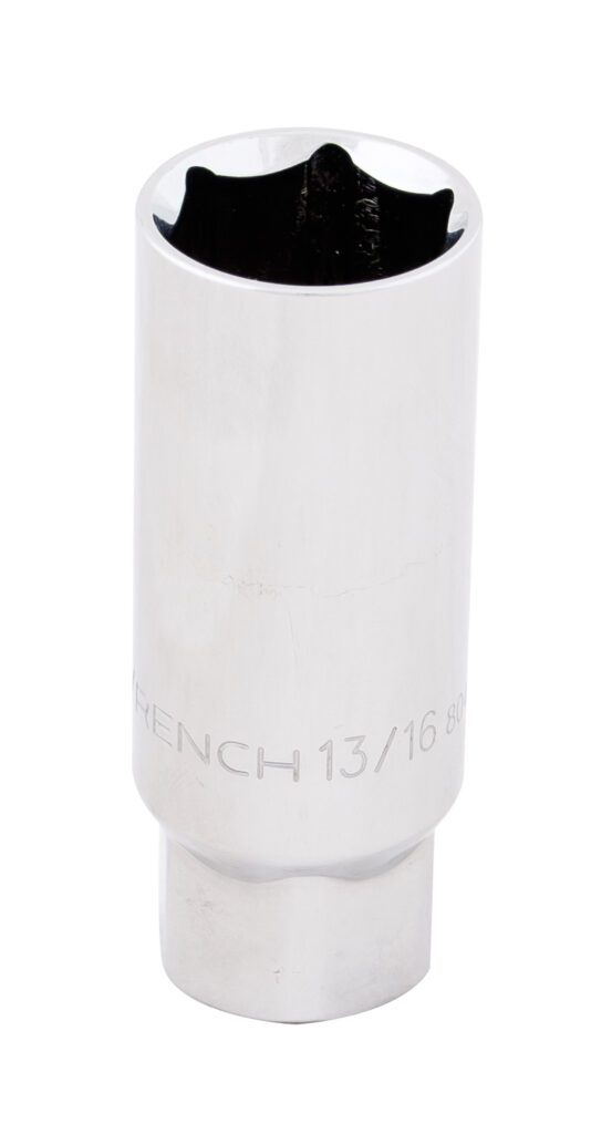GEARWRENCH 3/8in Drive 6 Point 2-1/2in Spark Plug Socket 13/16in
