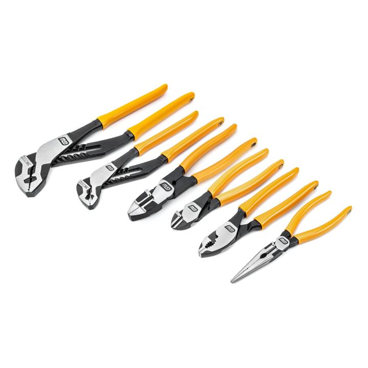 Gearwrench 6 Pc Pitbull Dipped Handle Mixed Plier Set