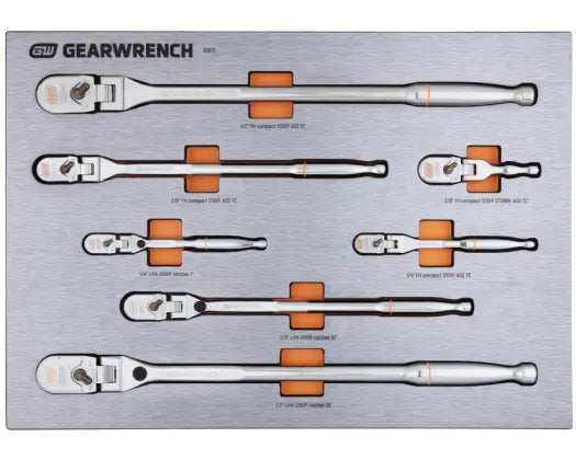 GEARWRENCH 7PC 120XP RATCHET HANDLE SET IN EVA TRAY