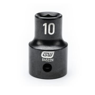 GEARWRENCH 1/2 INCH DRIVE 10MM STANDARD IMPACT SOCKET