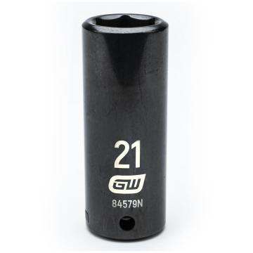 GEARWRENCH 1/2 INCH DRIVE 21MM DEEP IMPACT SOCKET