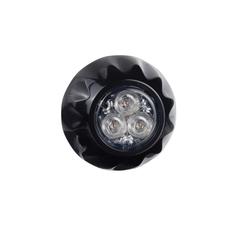 Narva Warning Light Round 12/24V 3 Led Red