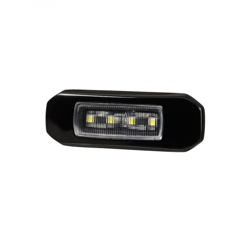 NARVA 9-33V MDL68 COURTESY LAMP RED/WHITE BEZEL BLACK