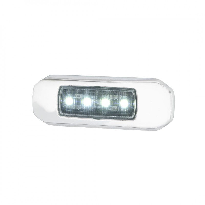 NARVA 9-33V MDL68 COURTESY LAMP RED/WHITE BEZEL WHITE