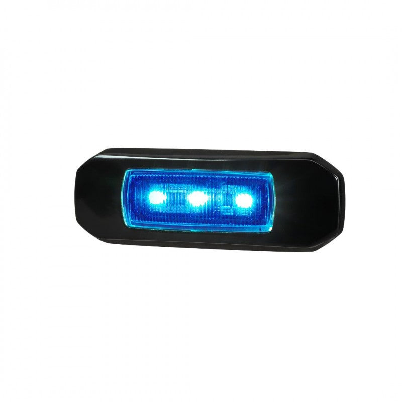 NARVA 9-33V MDL68 COURTESY LAMP BLUE/WHITE BEZEL BLACK