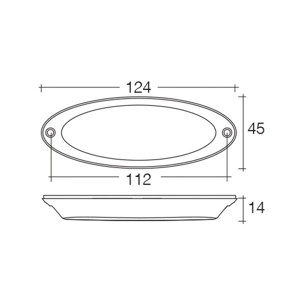 Narva Led 9-33V Mdl21 Side Marker Lamp Amber